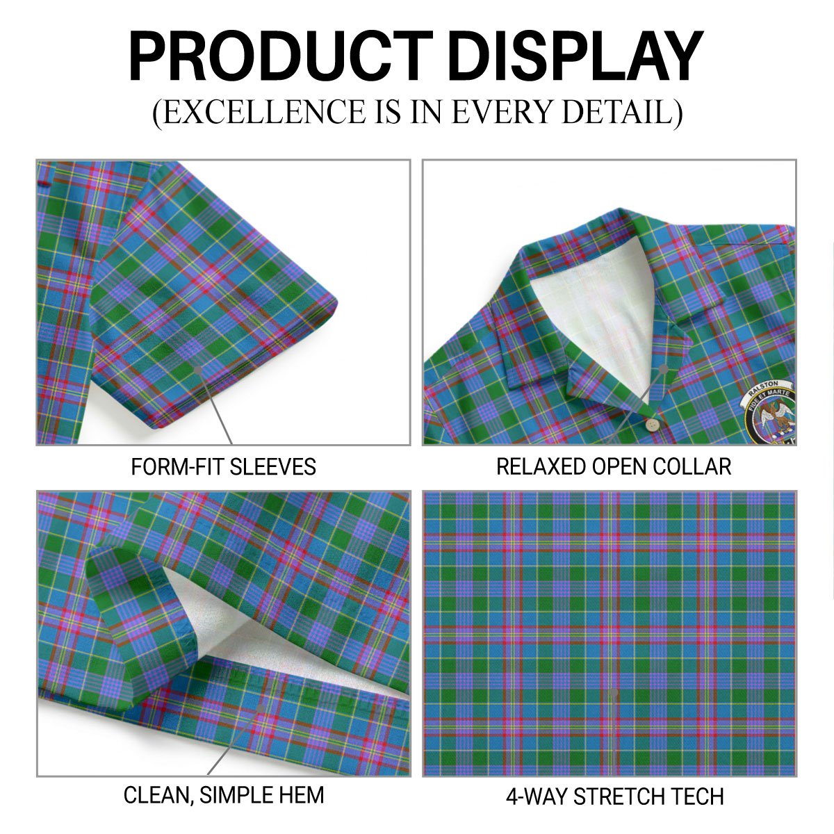 Ralston Tartan Crest Hawaiian Shirt