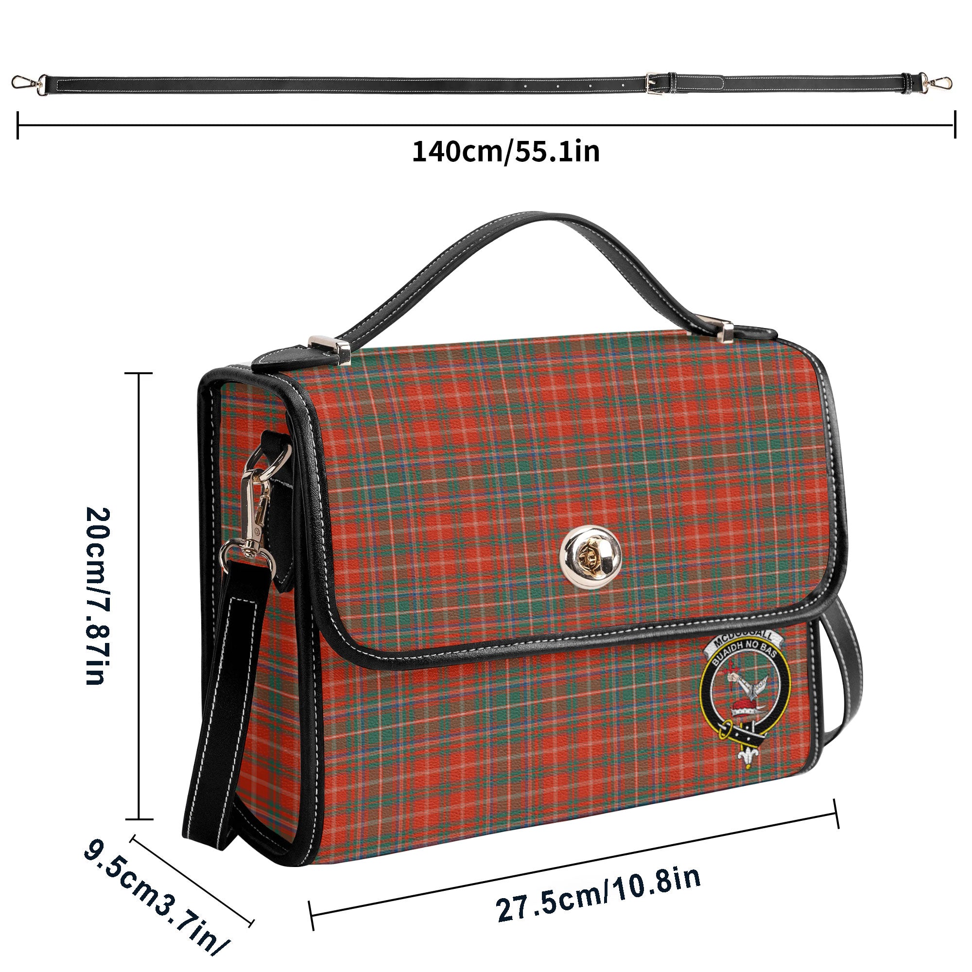 McDougall Ancient Tartan Crest Satchel Bag