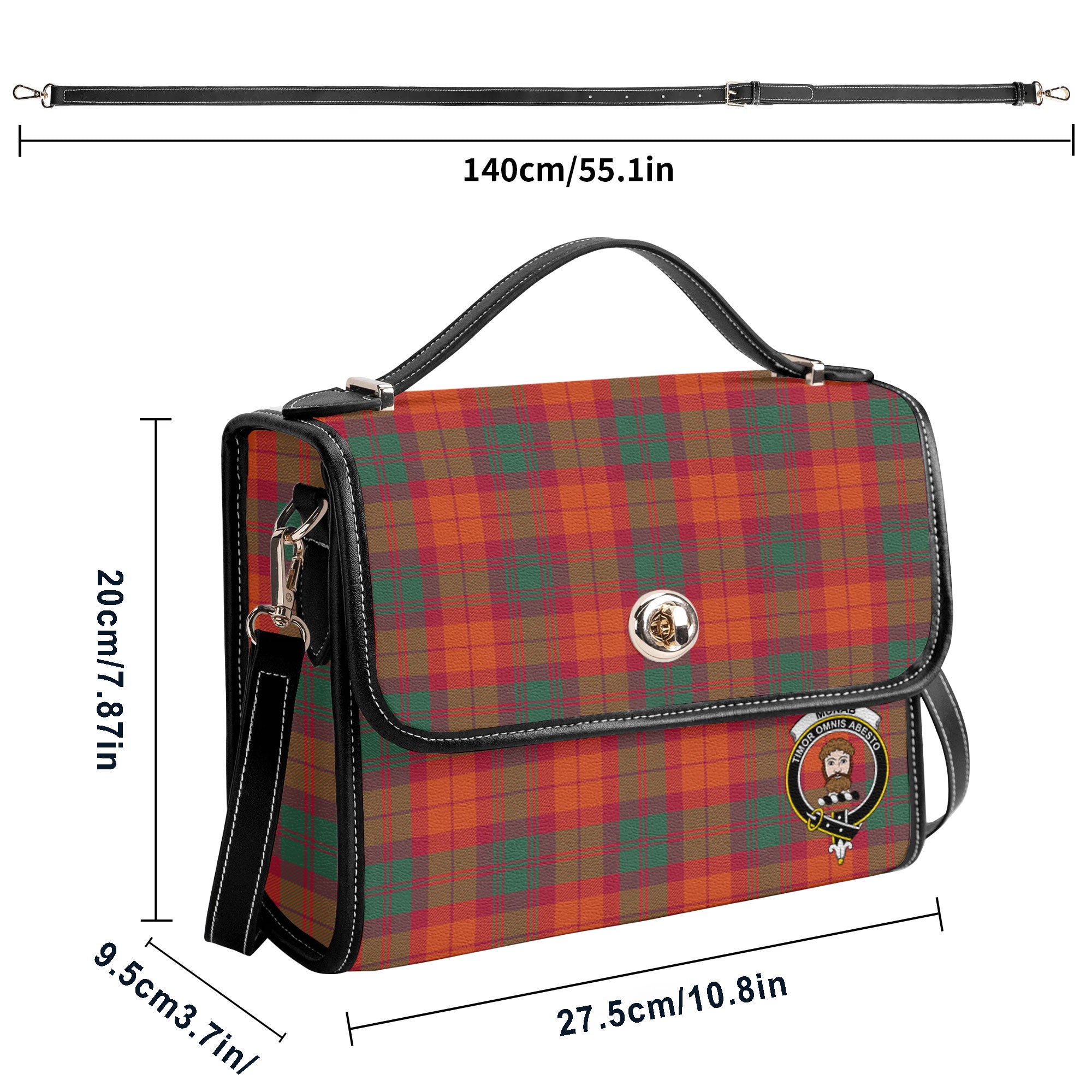 McNab Ancient Tartan Crest Satchel Bag