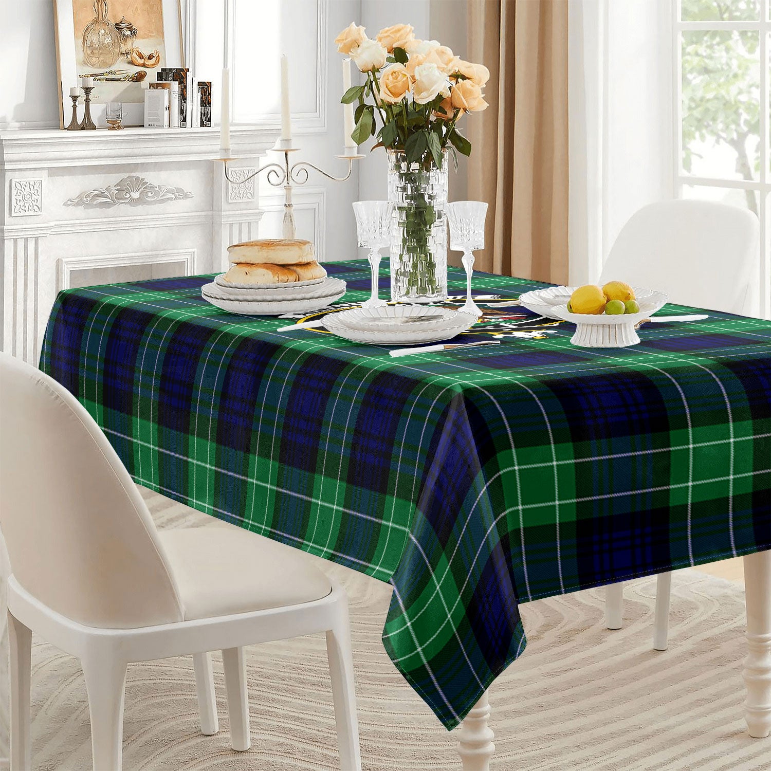 Abercrombie Tartan Crest Tablecloth