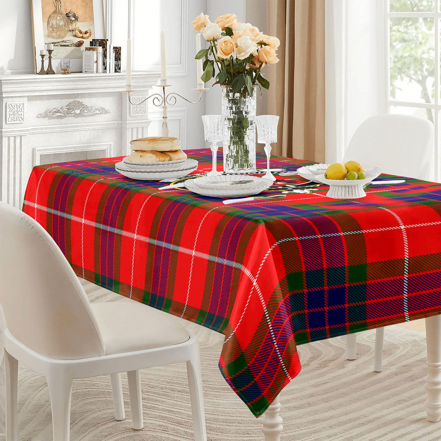 Abernathy Tartan Crest Tablecloth