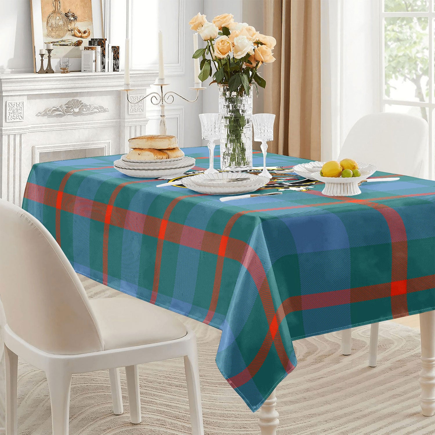 Agnew Ancient Tartan Crest Tablecloth