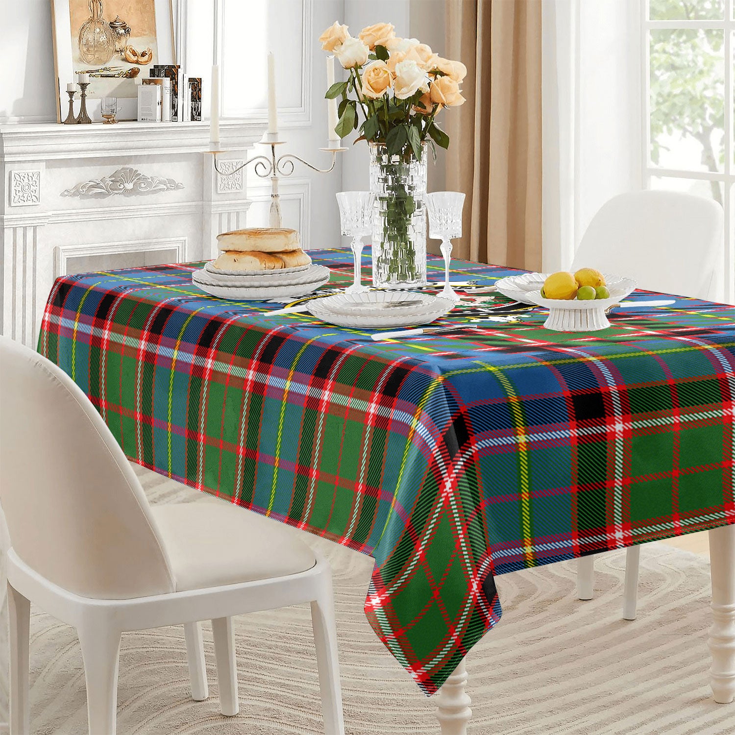 Aikenhead Tartan Crest Tablecloth
