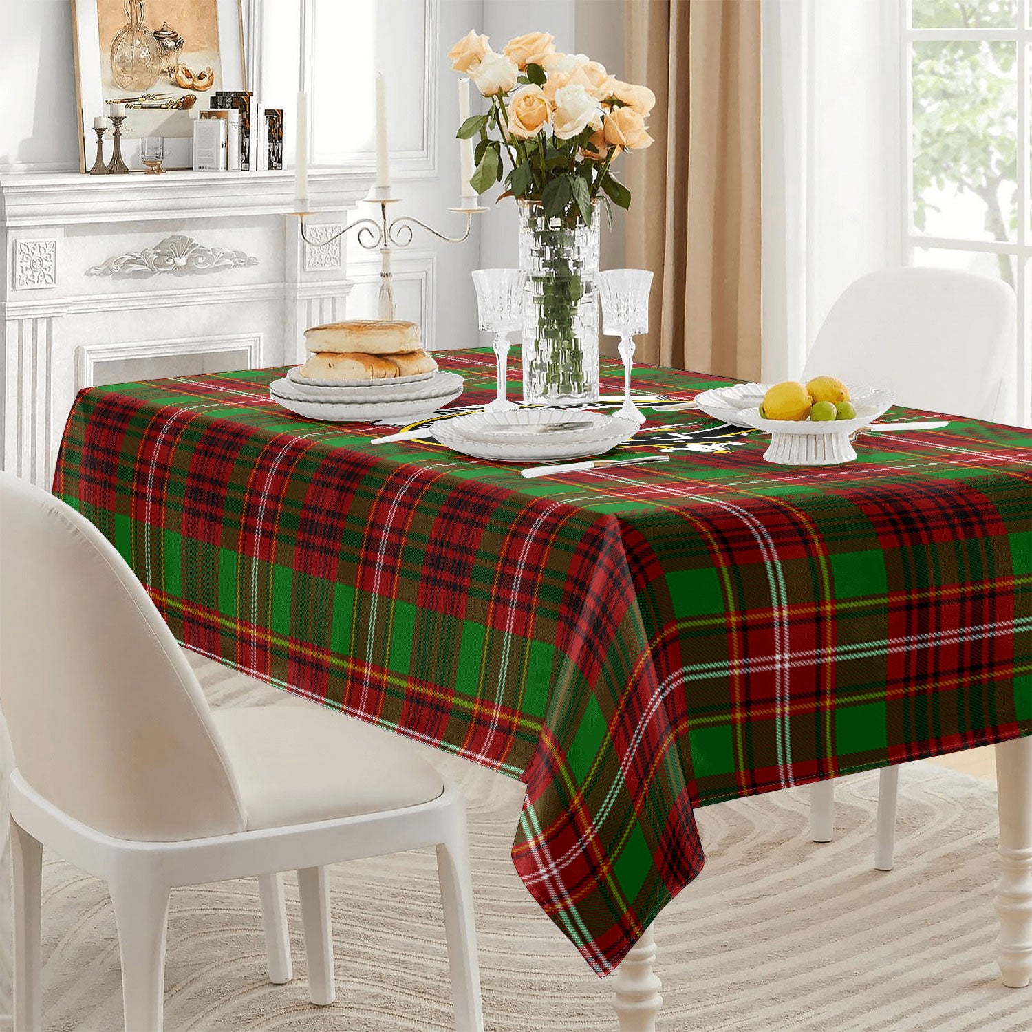Ainslie Tartan Crest Tablecloth