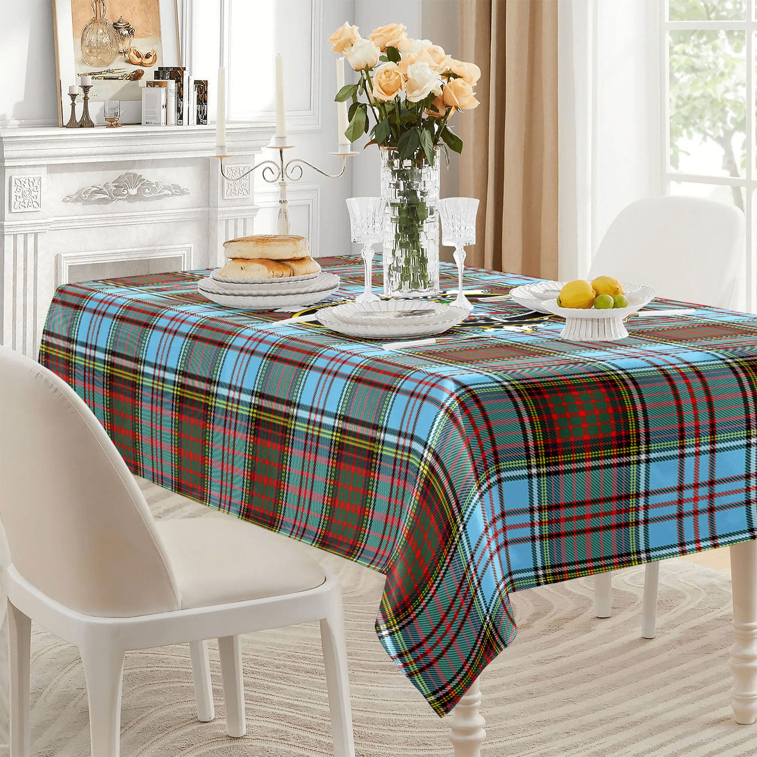 Anderson Ancient Tartan Crest Tablecloth