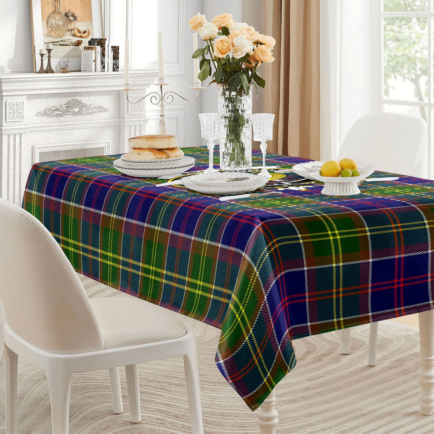 Arnott Tartan Crest Tablecloth