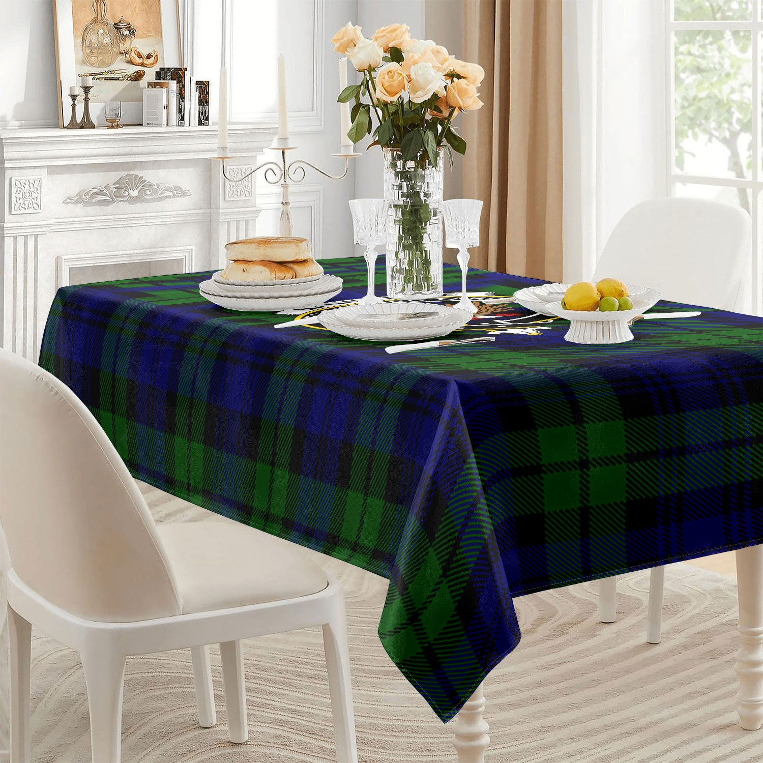 Bannatyne Tartan Crest Tablecloth