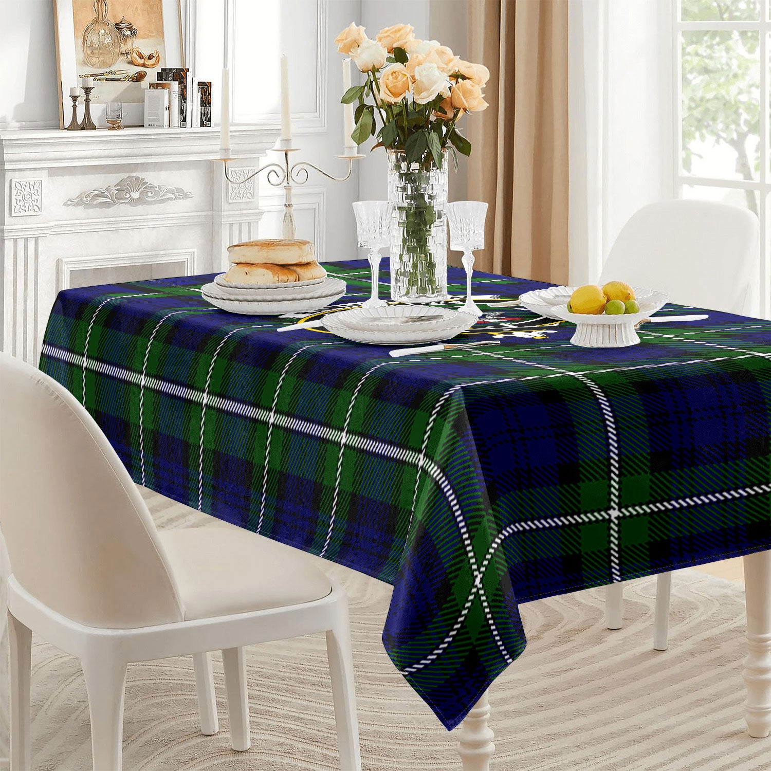 Bannerman Tartan Crest Tablecloth