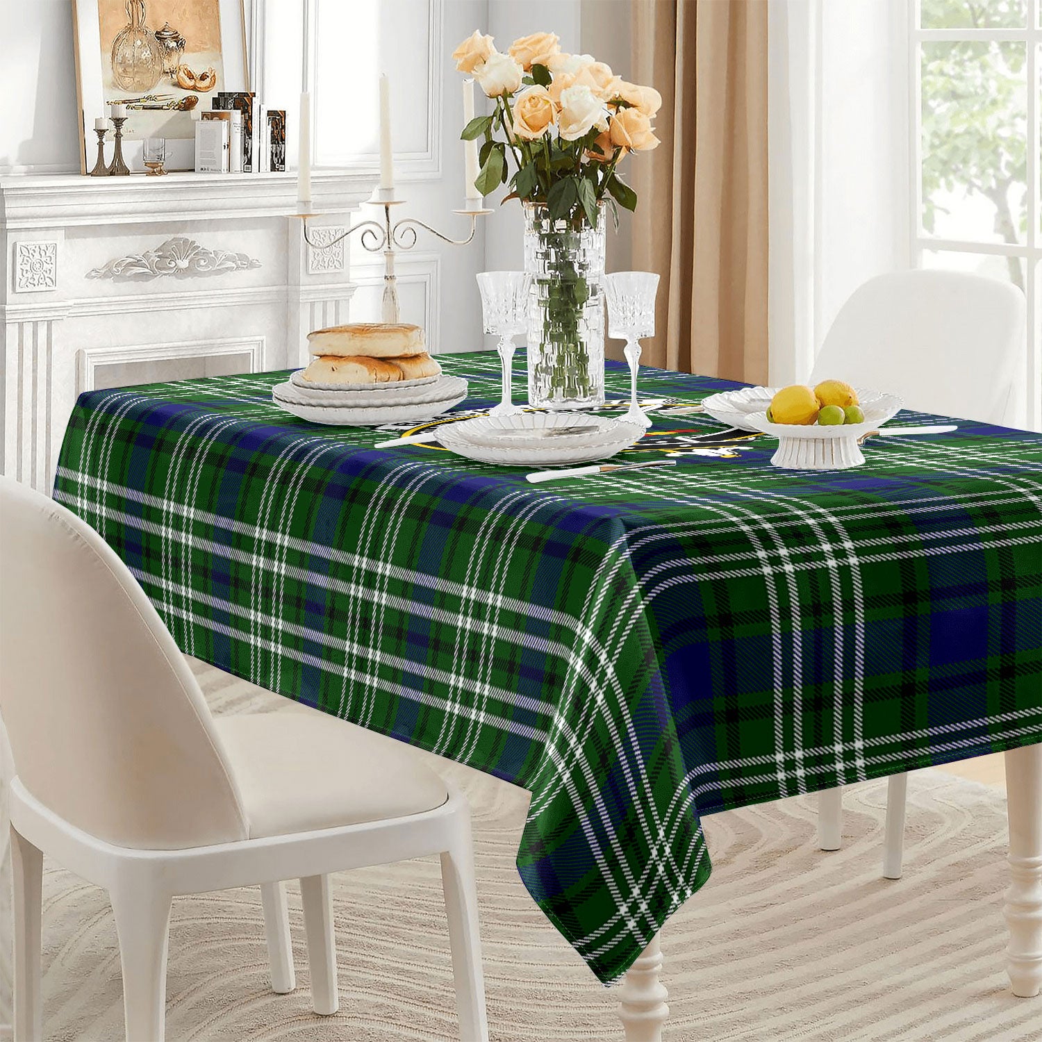Blackadder Tartan Crest Tablecloth