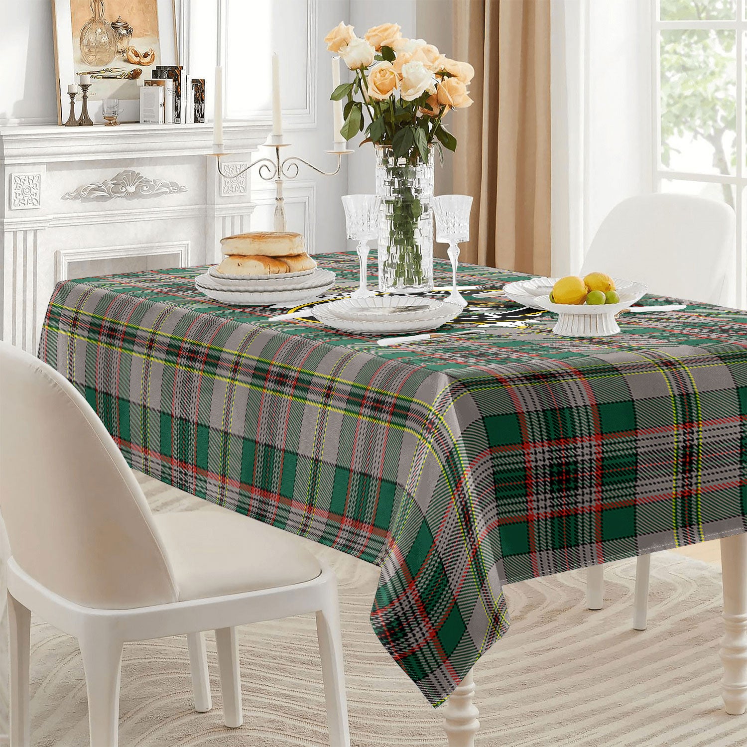 Craig Ancient Tartan Crest Tablecloth