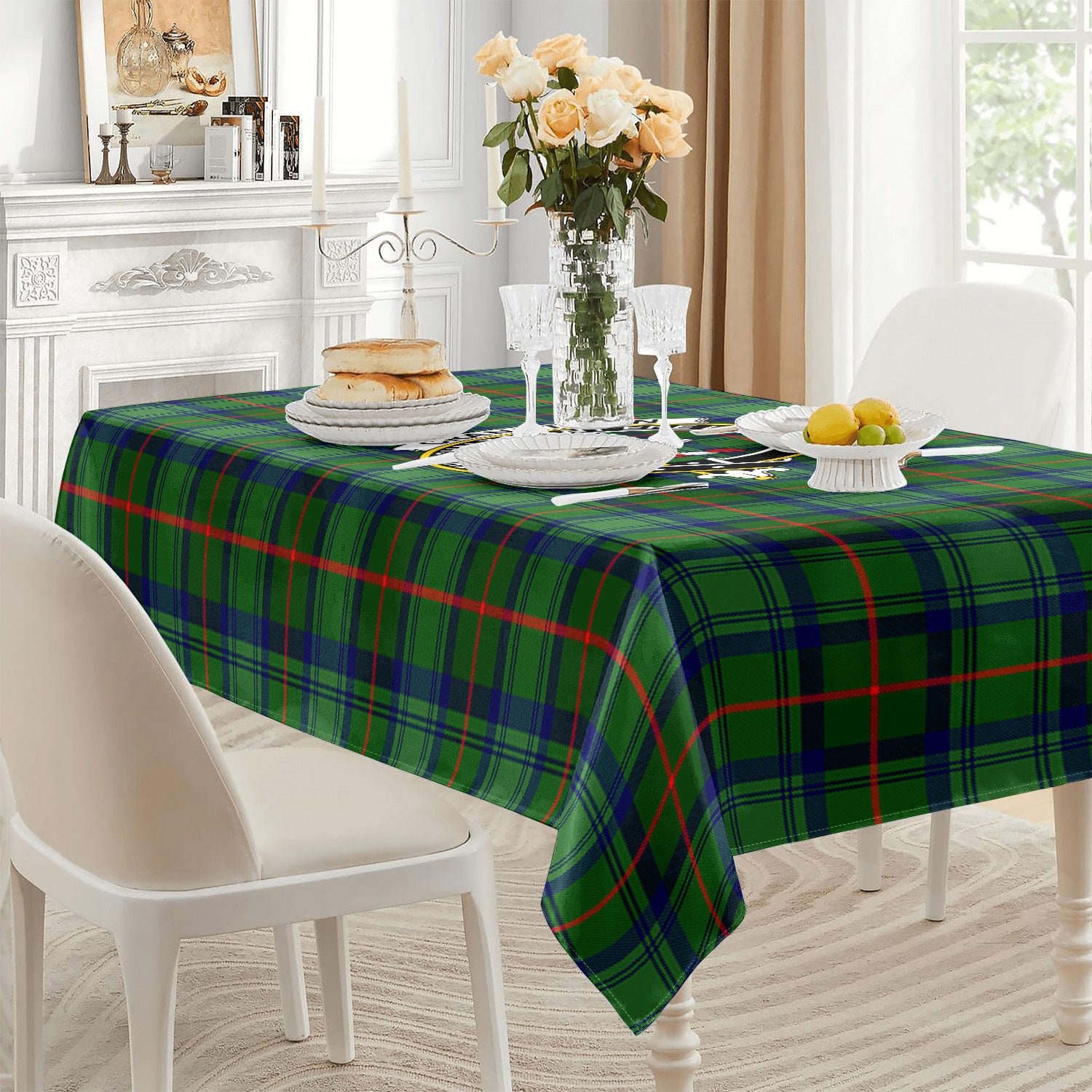 Cranstoun Tartan Crest Tablecloth
