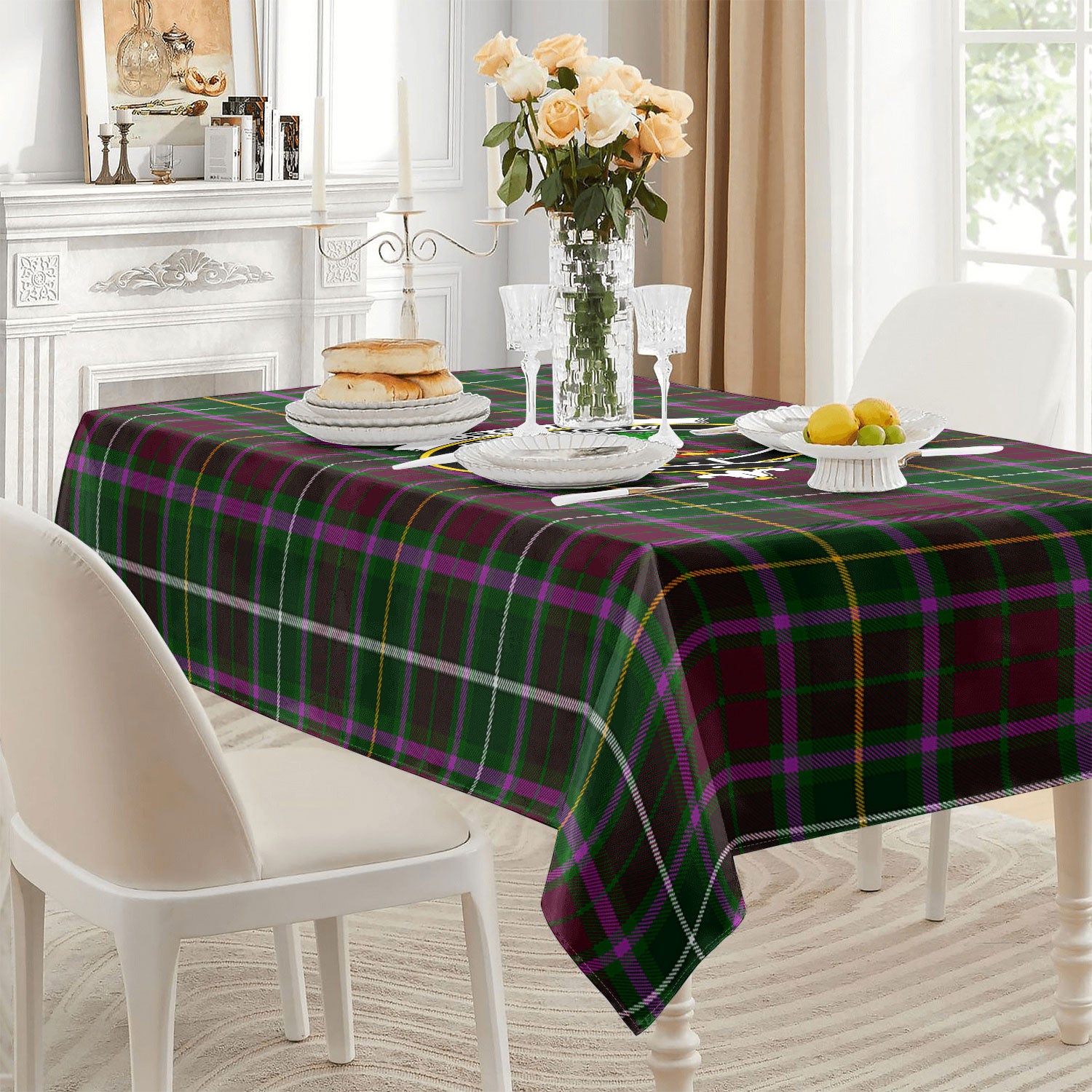 Crosbie Tartan Crest Tablecloth