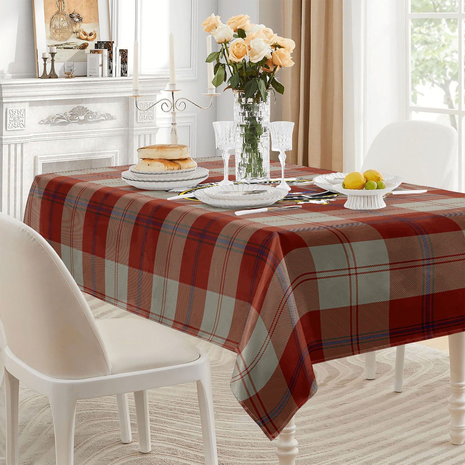 Davidson Dress Dancers Tartan Crest Tablecloth