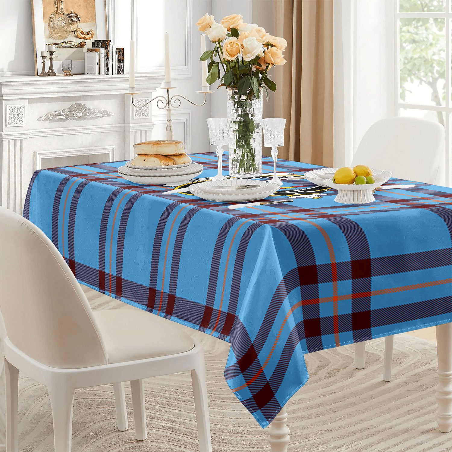 Elliott Ancient Tartan Crest Tablecloth