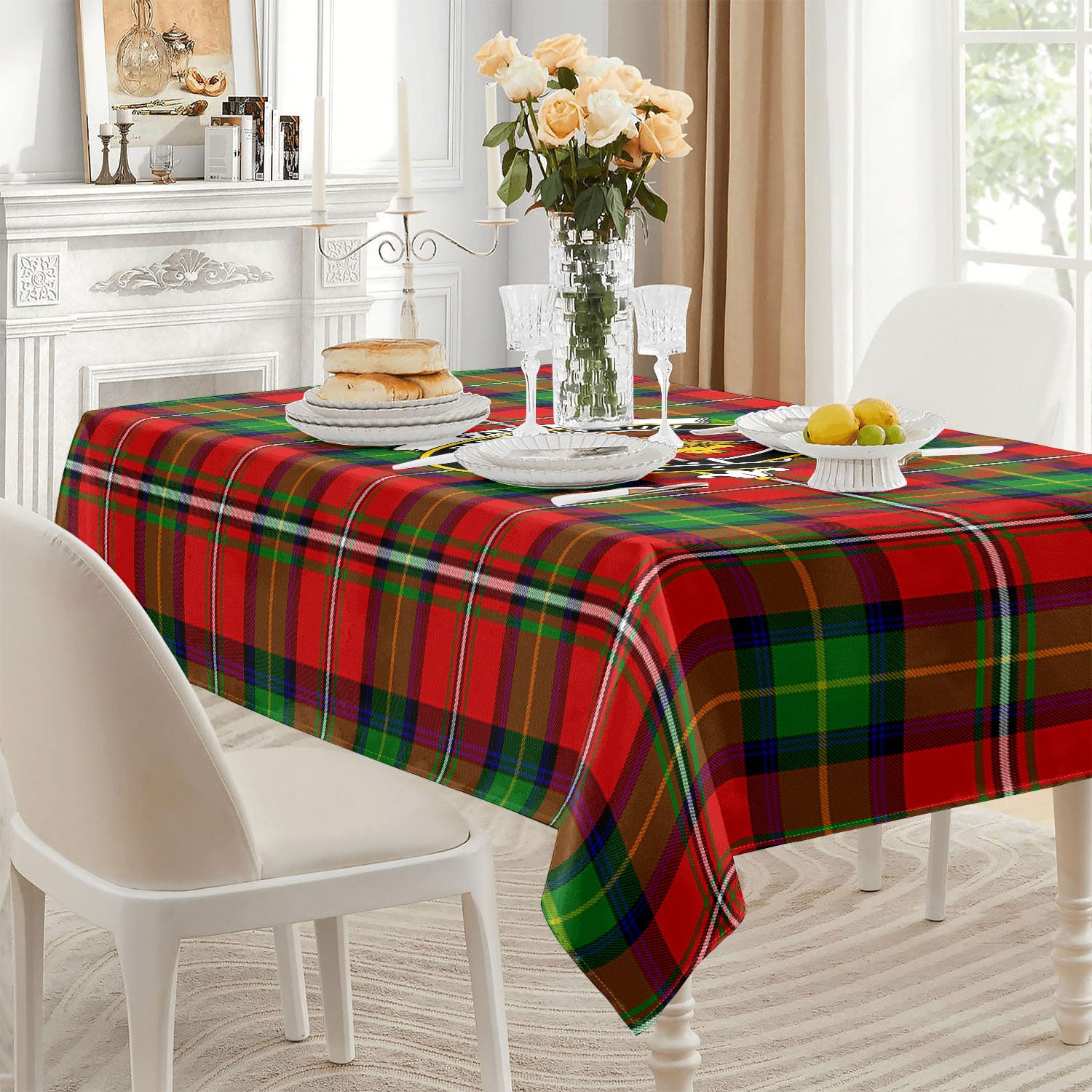 Fairlie Tartan Crest Tablecloth