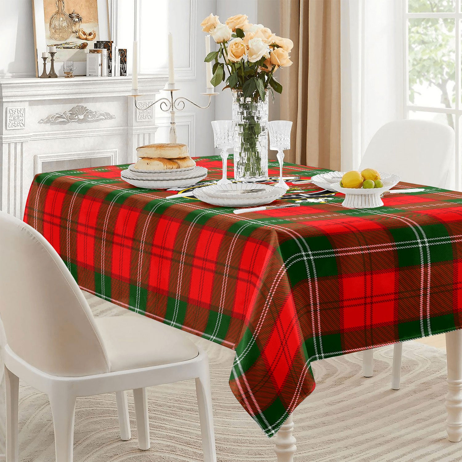 Gartshore Tartan Crest Tablecloth