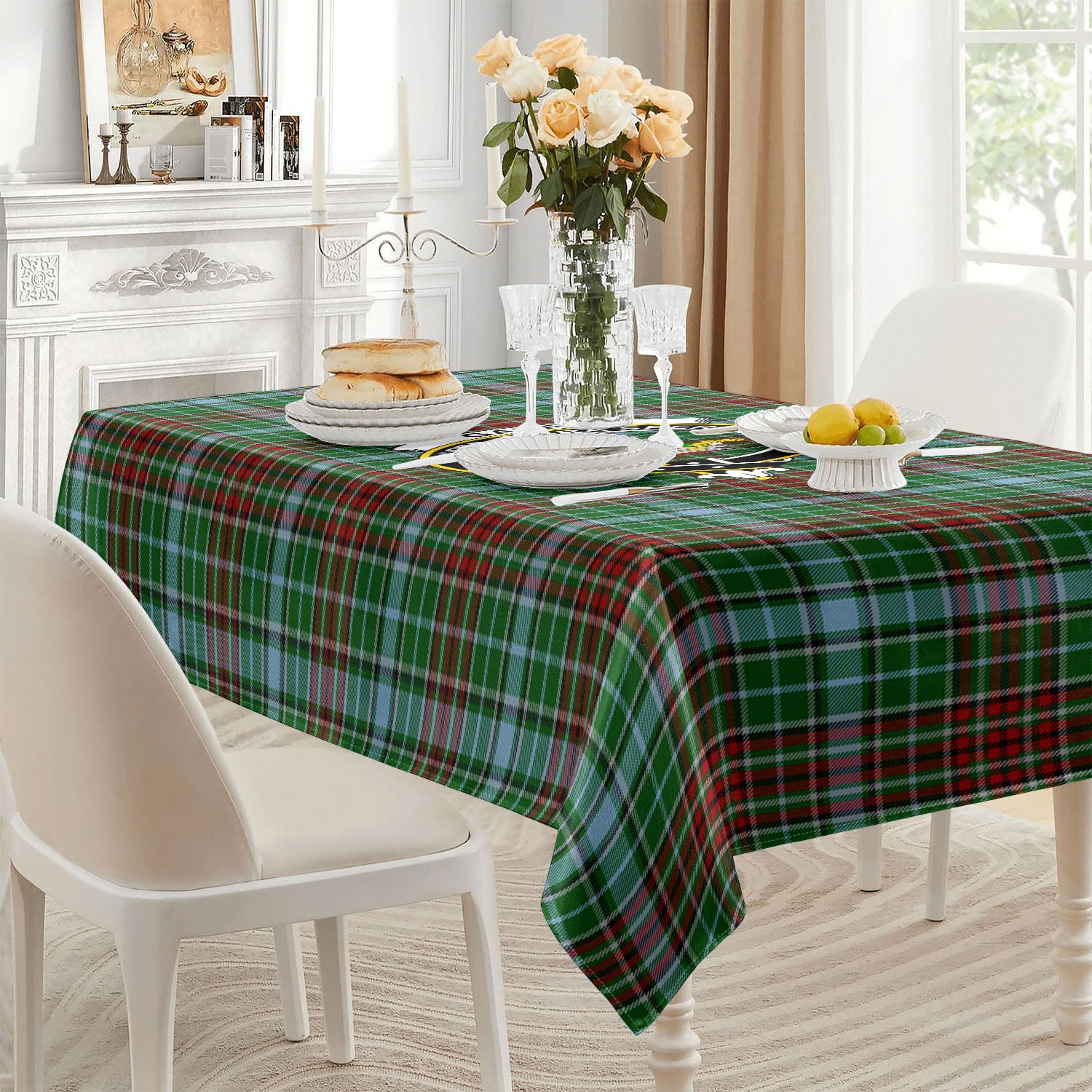 Gayre Tartan Crest Tablecloth