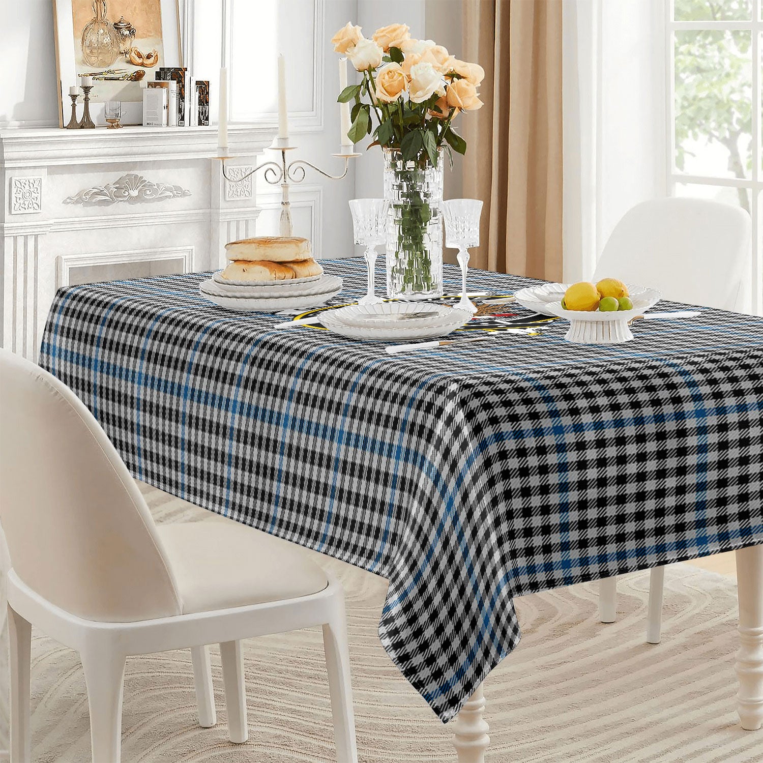 Gladstone Tartan Crest Tablecloth