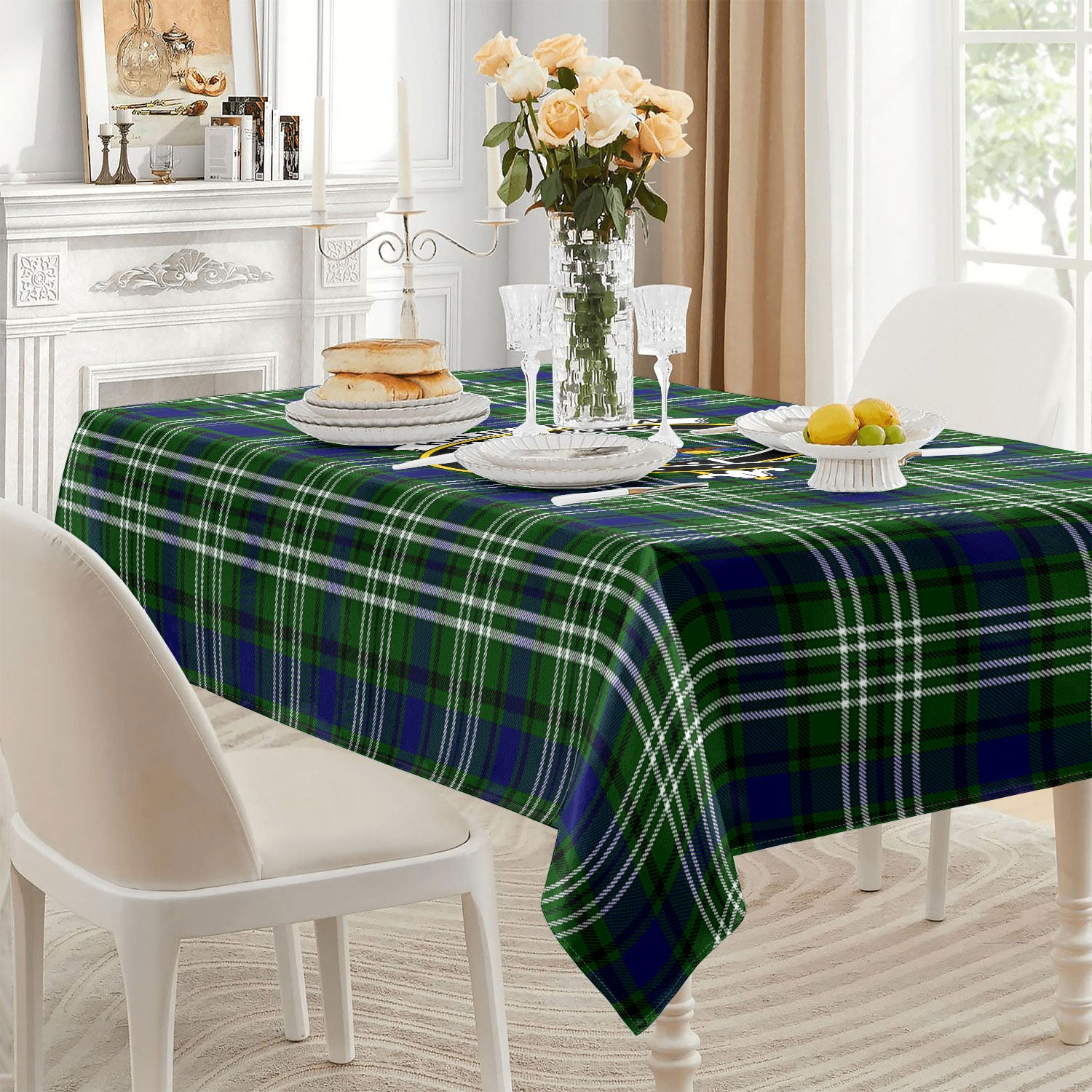 Haliburton Tartan Crest Tablecloth