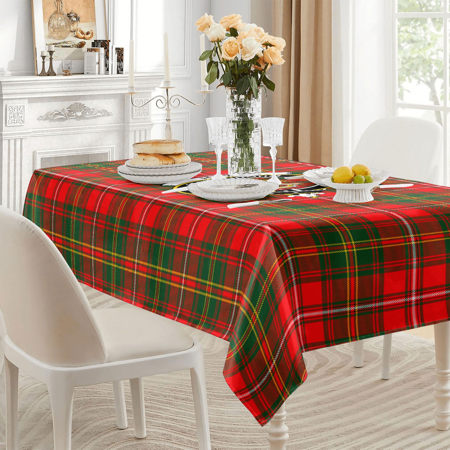 Hay Modern Tartan Crest Tablecloth