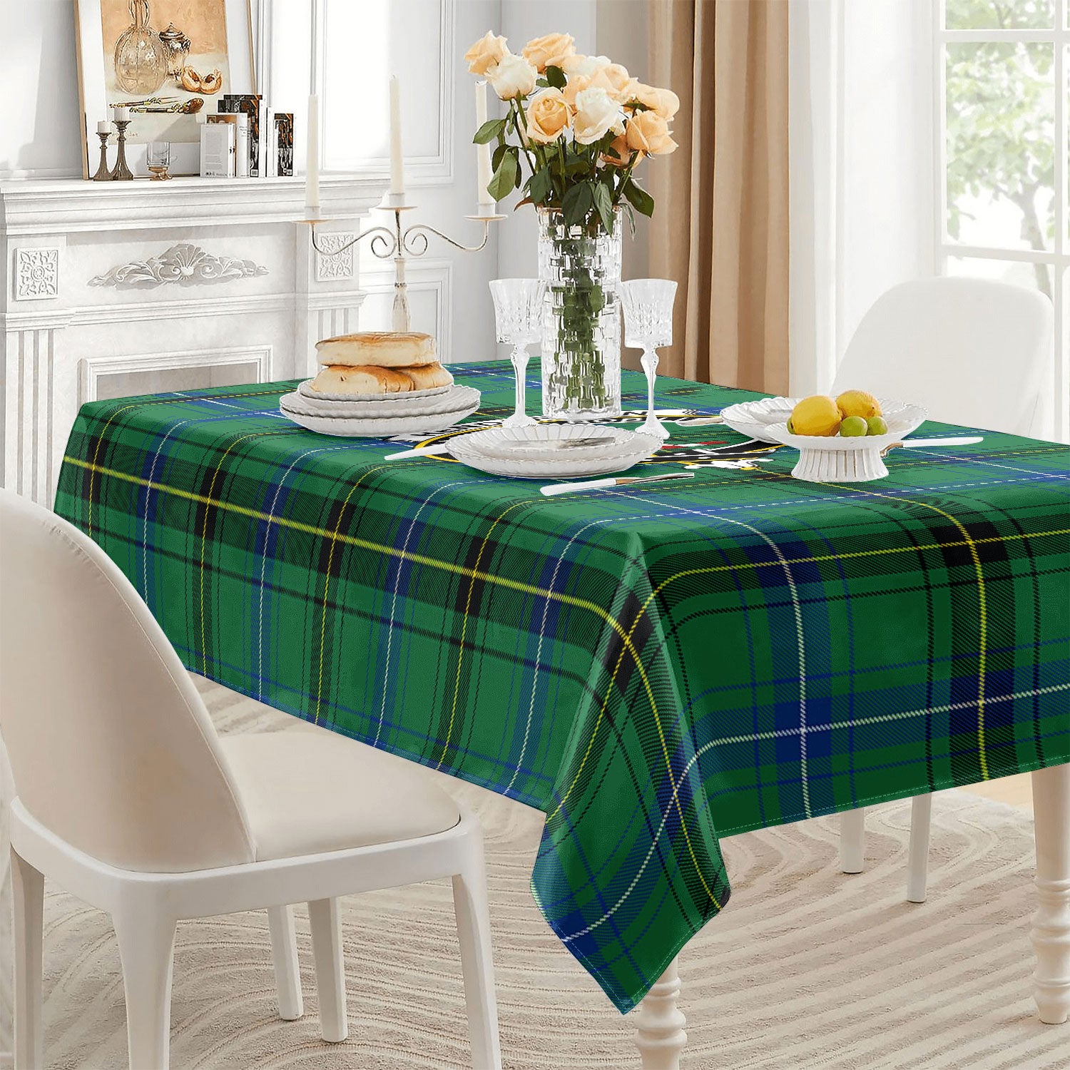 Henderson Ancient Tartan Crest Tablecloth
