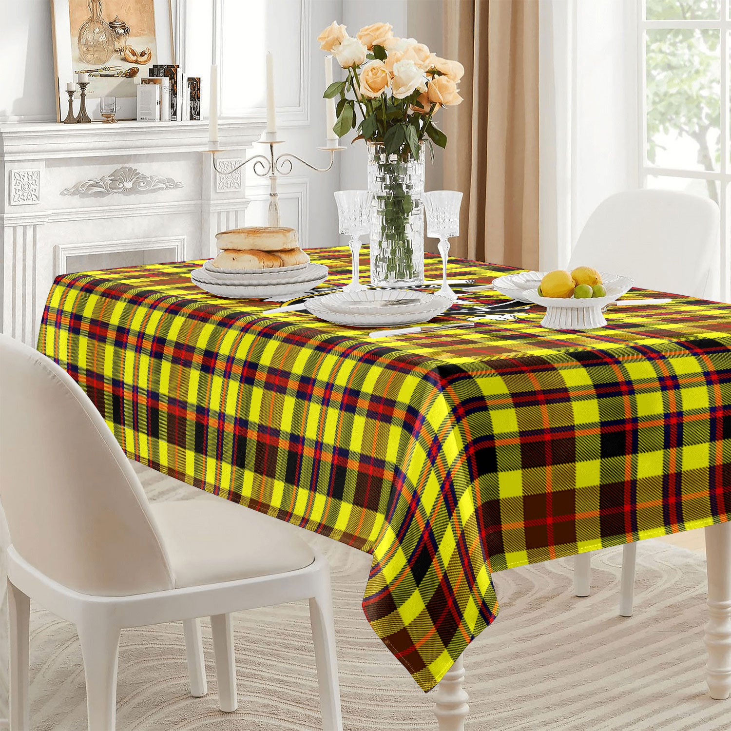Jardine Tartan Crest Tablecloth