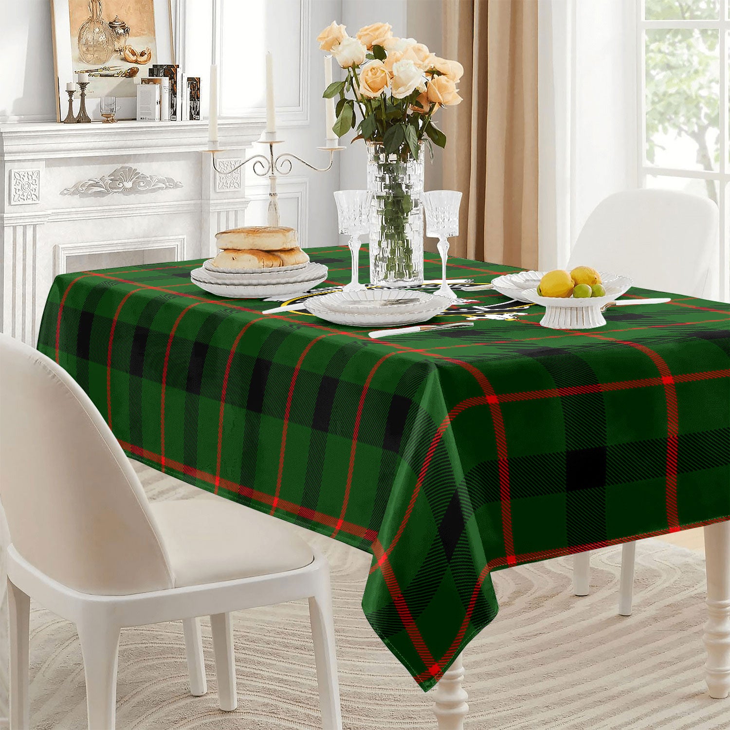 Kincaid Tartan Crest Tablecloth