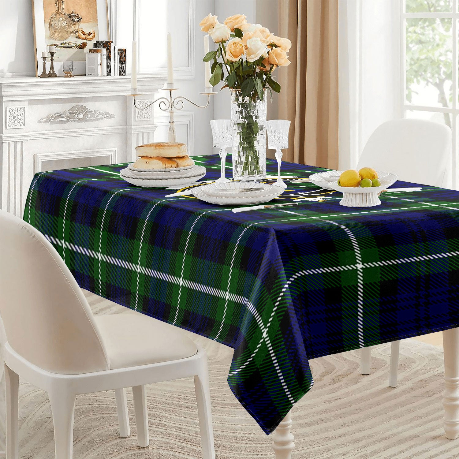 Lammie Tartan Crest Tablecloth