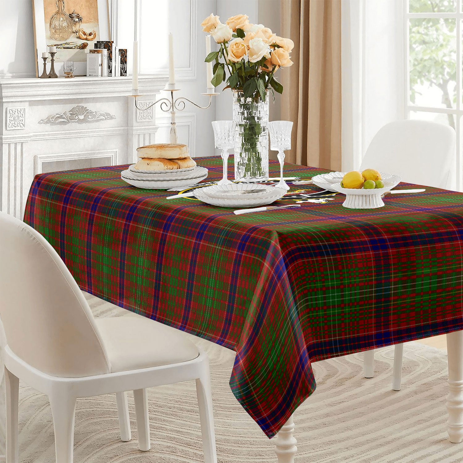 Lumsden Tartan Crest Tablecloth