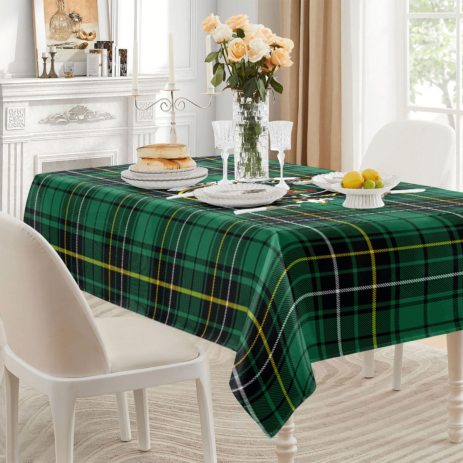 MacAlpine Ancient Tartan Crest Tablecloth
