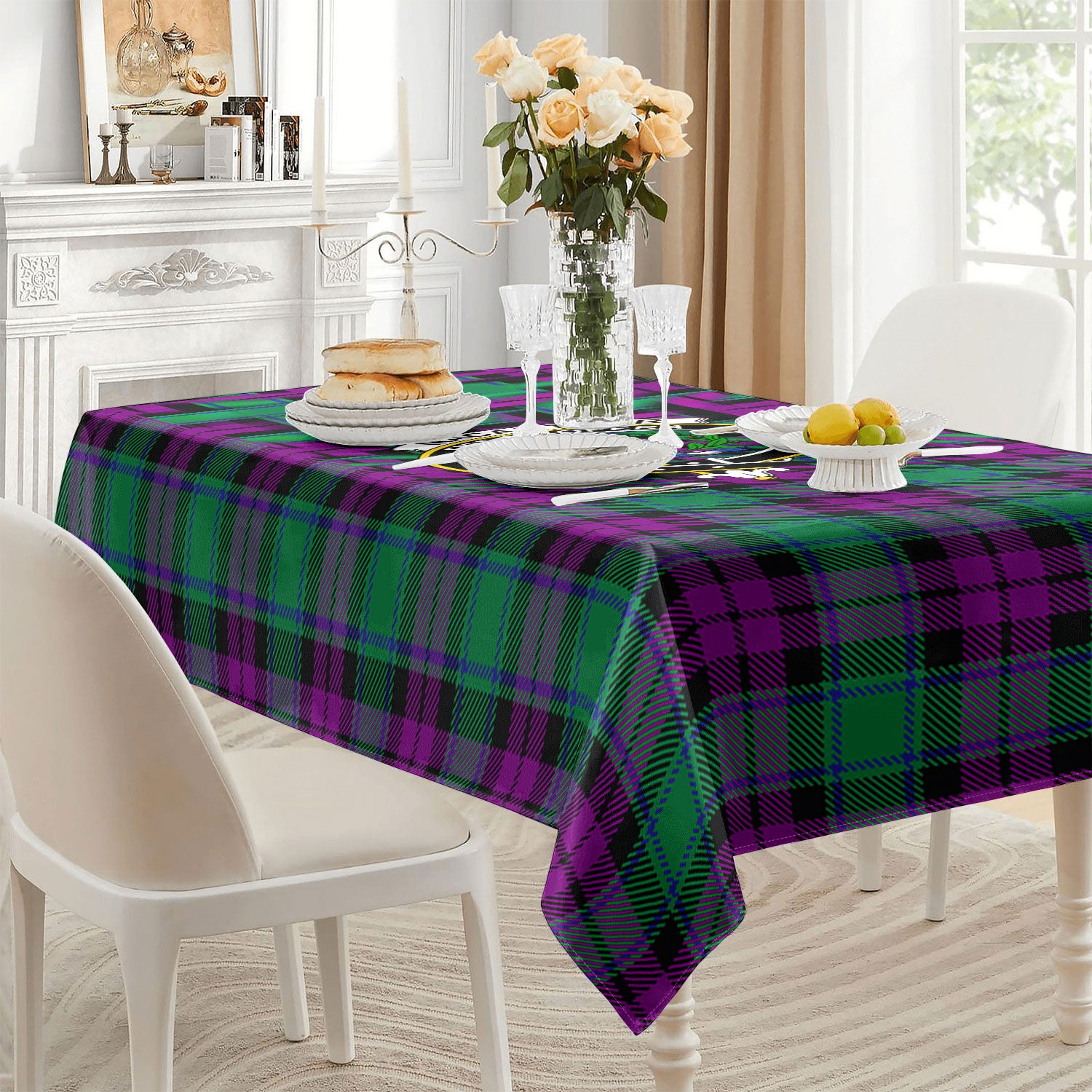 MacArthur - Milton Tartan Crest Tablecloth