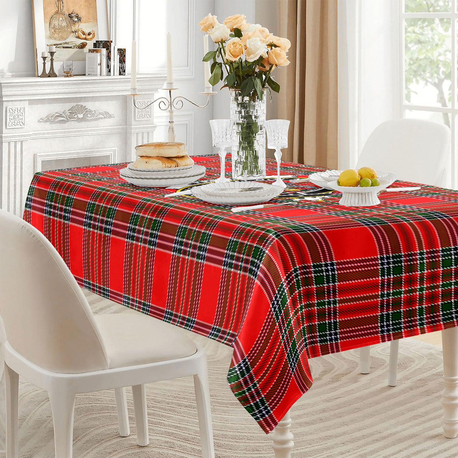 MacBean Tartan Crest Tablecloth