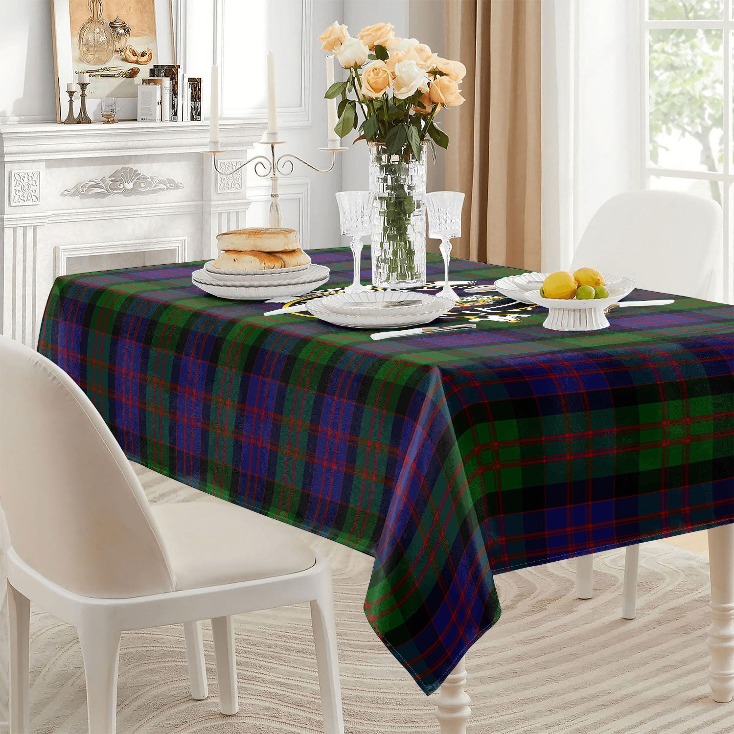McDonald Tartan Crest Tablecloth