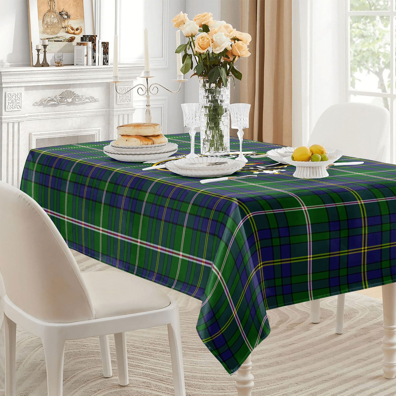 Orr Tartan Crest Tablecloth