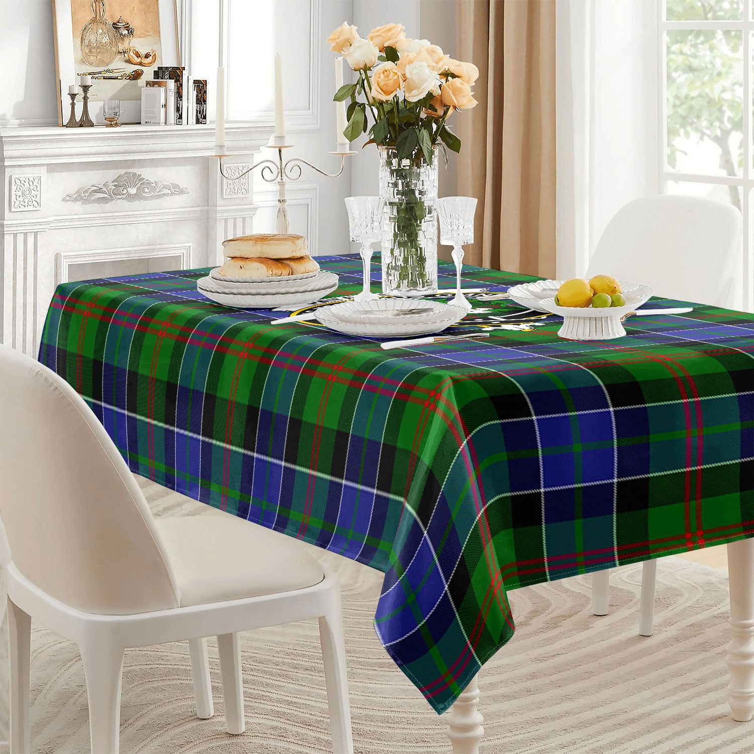 Paterson Tartan Crest Tablecloth