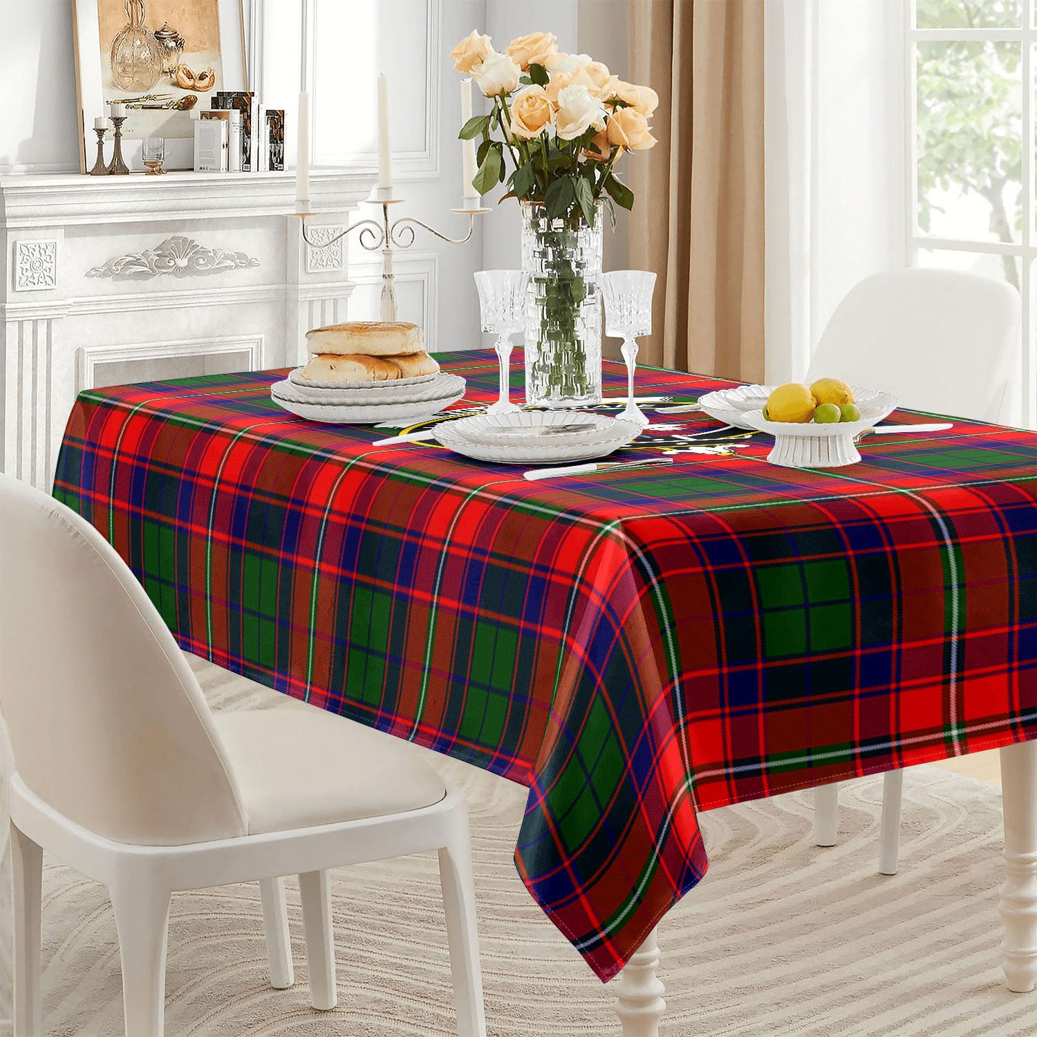 Riddell Tartan Crest Tablecloth