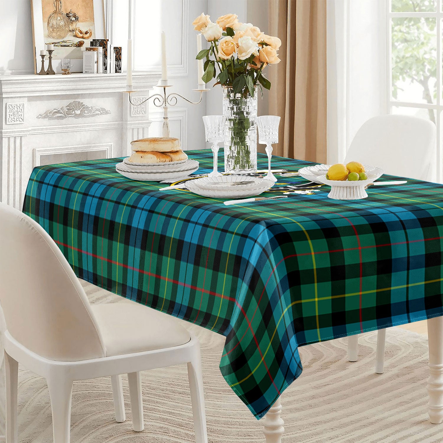 Rollo Ancient Tartan Crest Tablecloth
