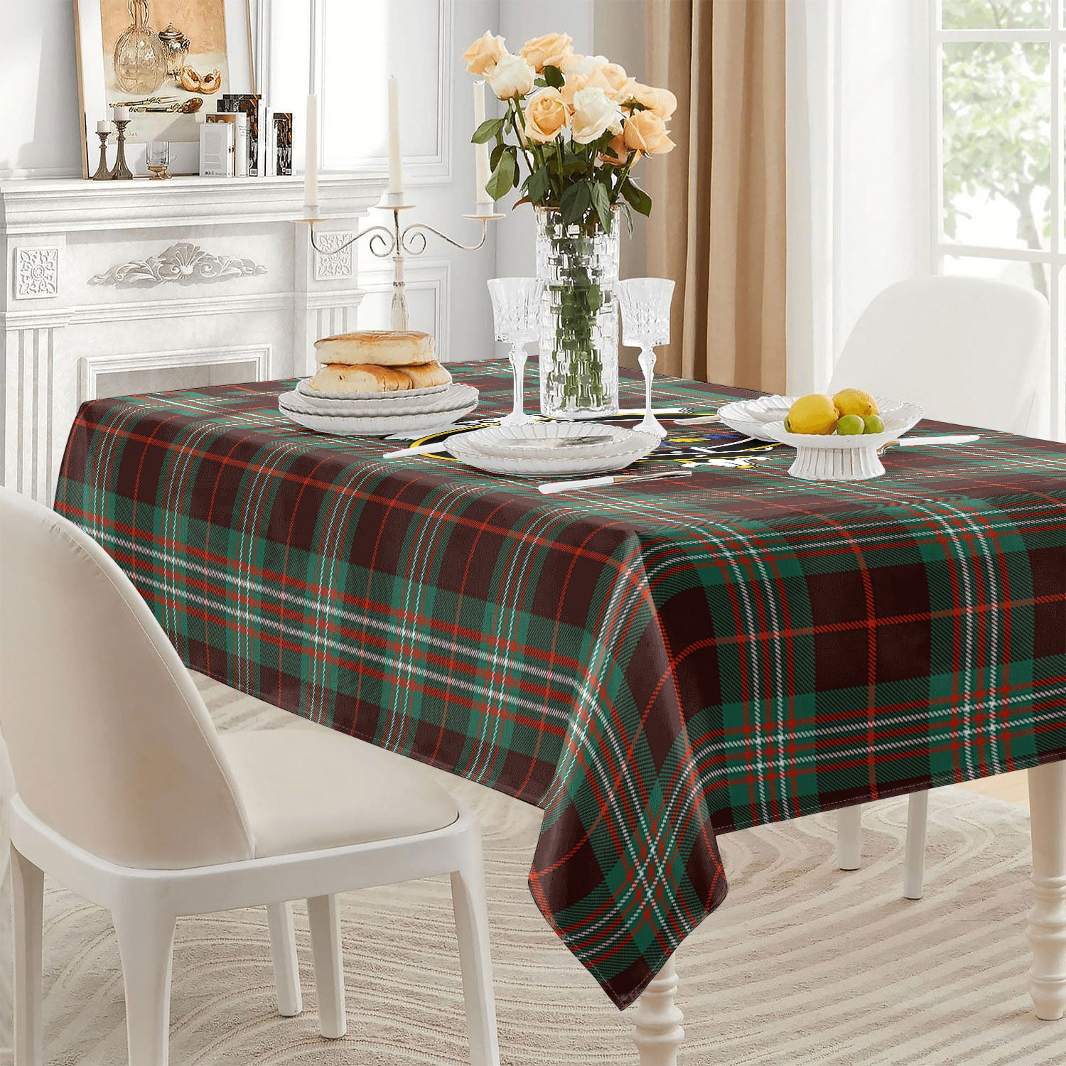 Scott Brown Ancient Tartan Crest Tablecloth