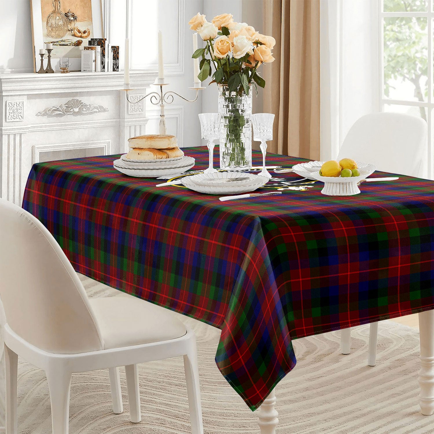 Tennant Tartan Crest Tablecloth