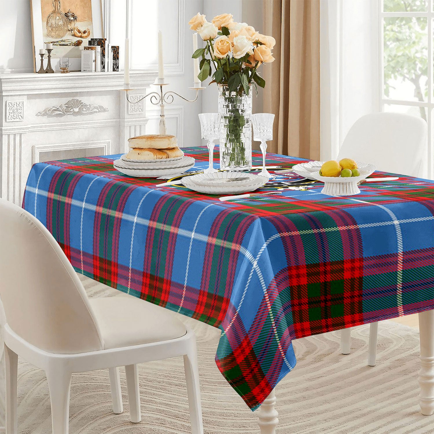 Trotter Tartan Crest Tablecloth