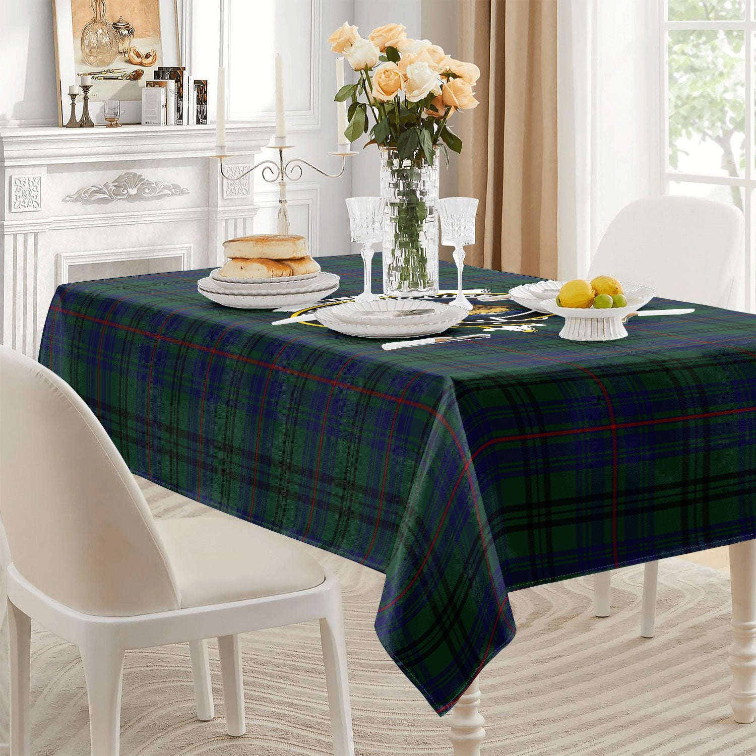 Walker Hunting Tartan Crest Tablecloth