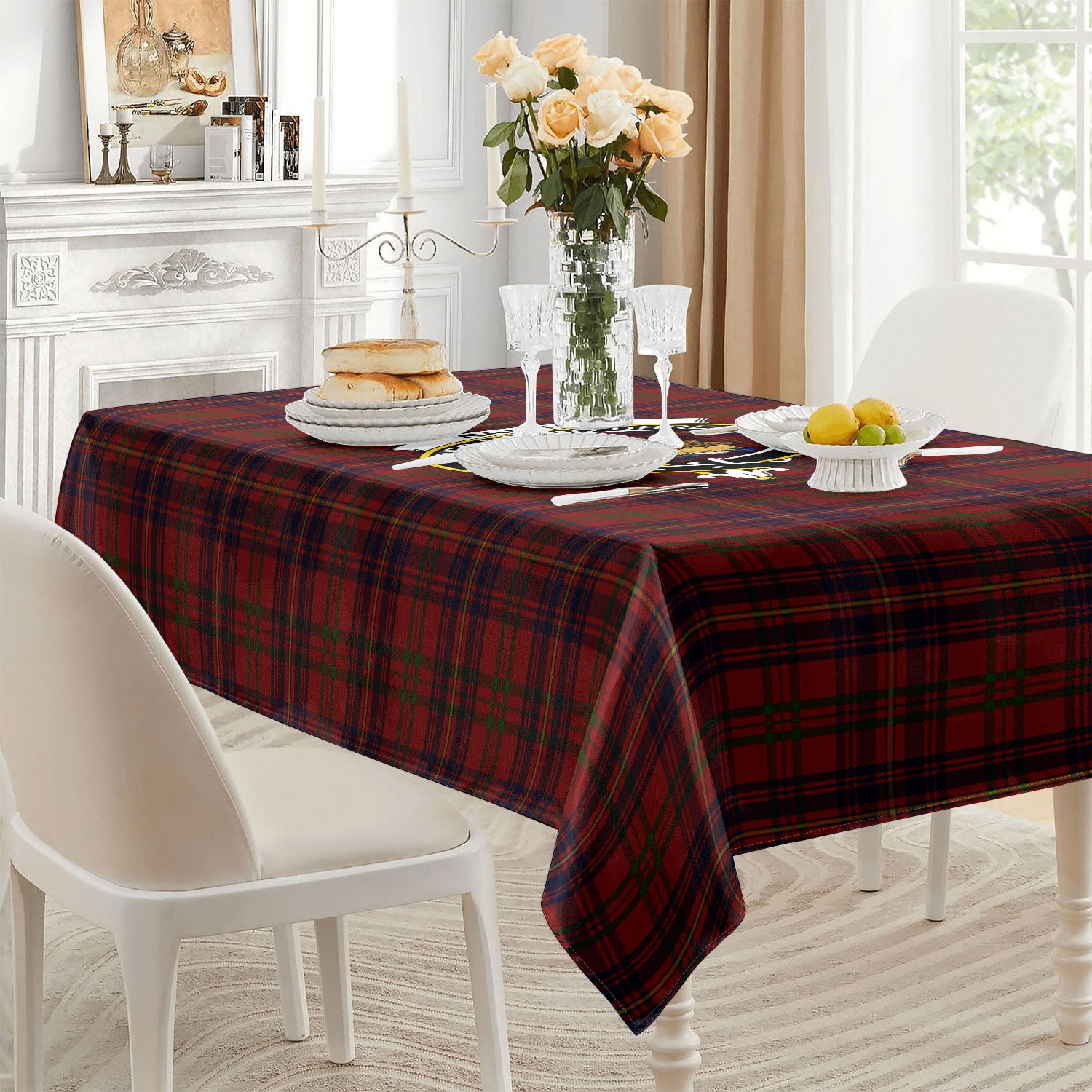 Walker Tartan Crest Tablecloth