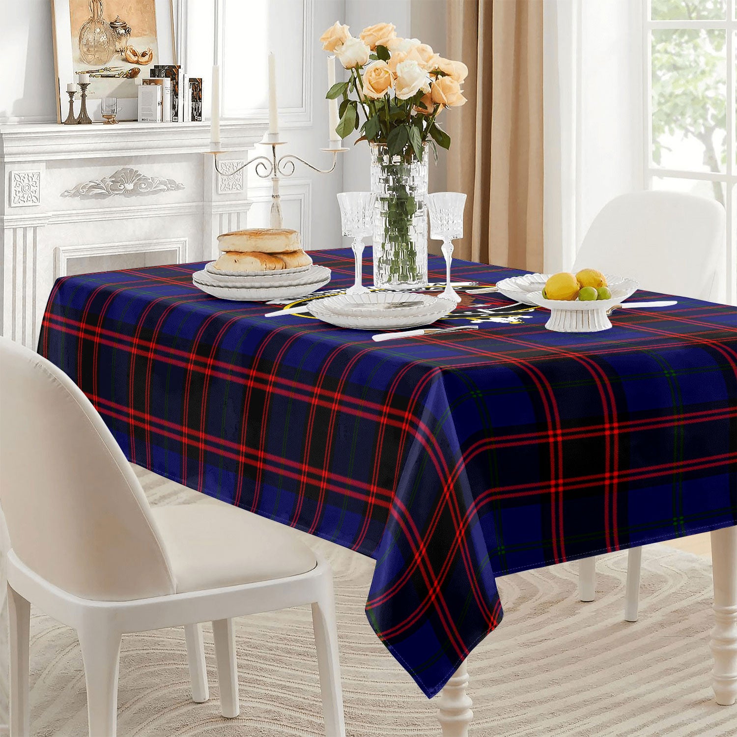 Wedderburn Tartan Crest Tablecloth