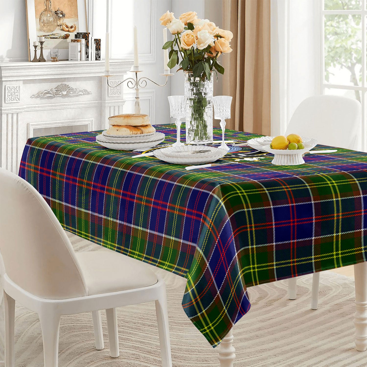 Whitelaw Tartan Crest Tablecloth