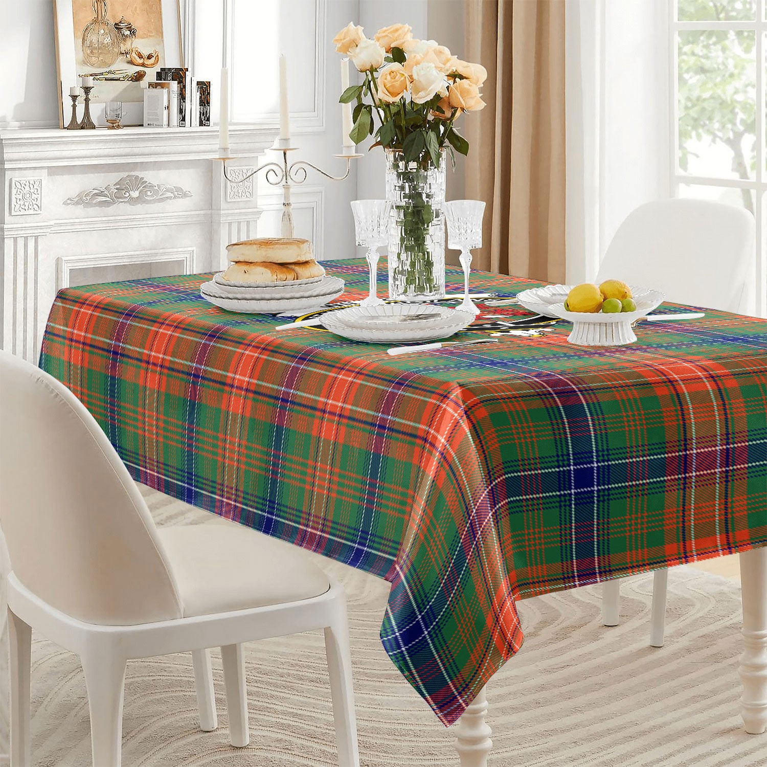 Wilson Ancient Tartan Crest Tablecloth