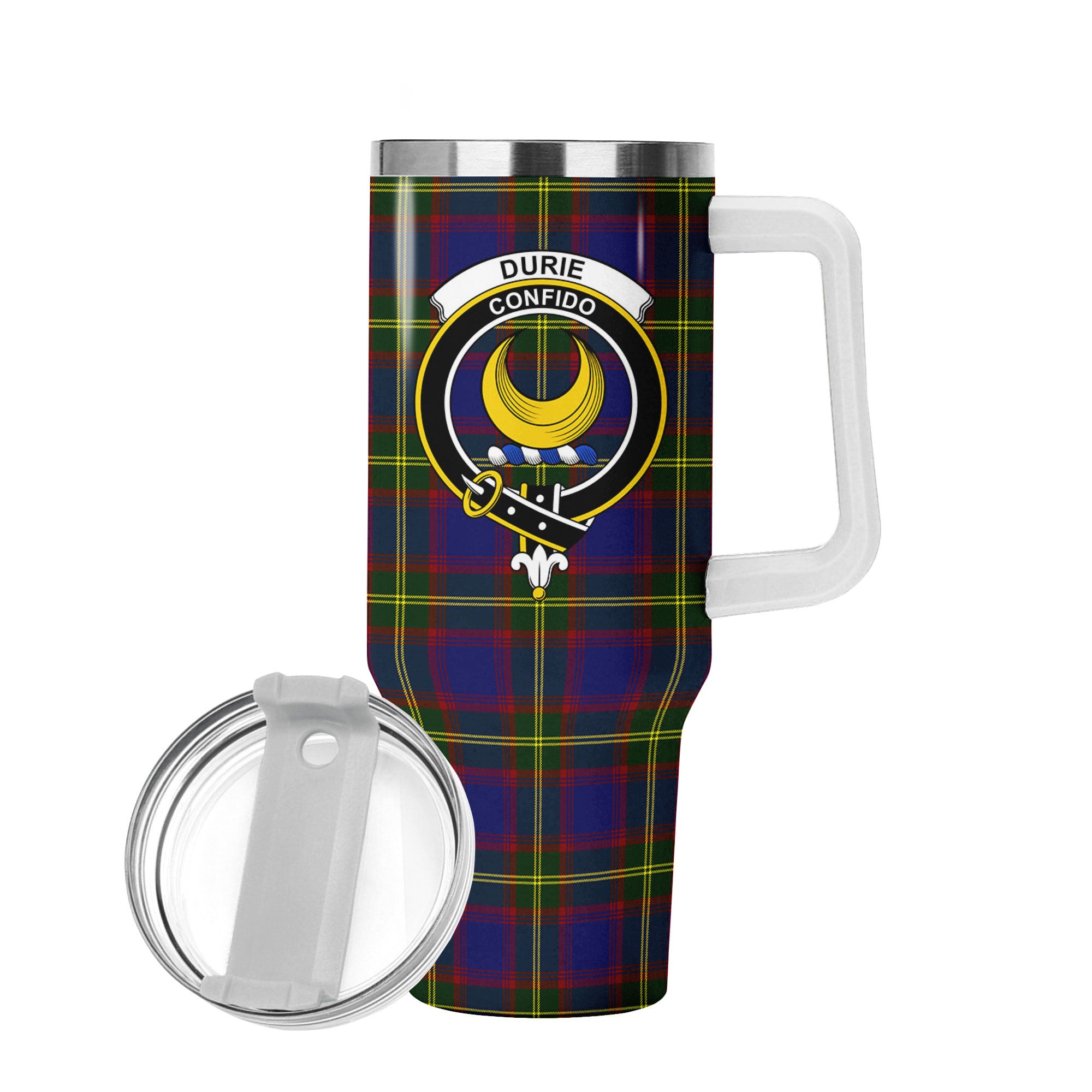 Durie Tartan Crest 40 oz Insulated Tumbler with Handle
