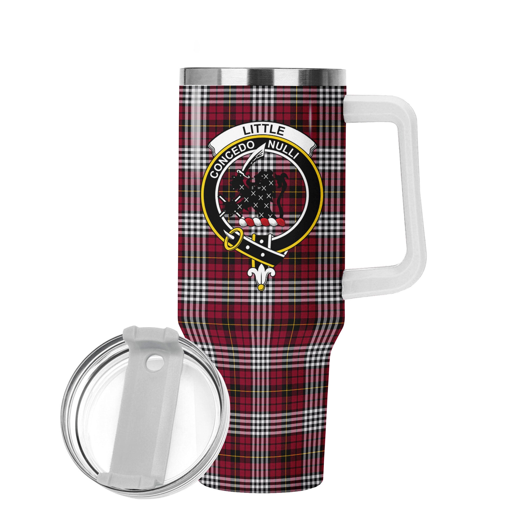 Little Tartan Crest 40 oz Insulated Tumbler with Handle