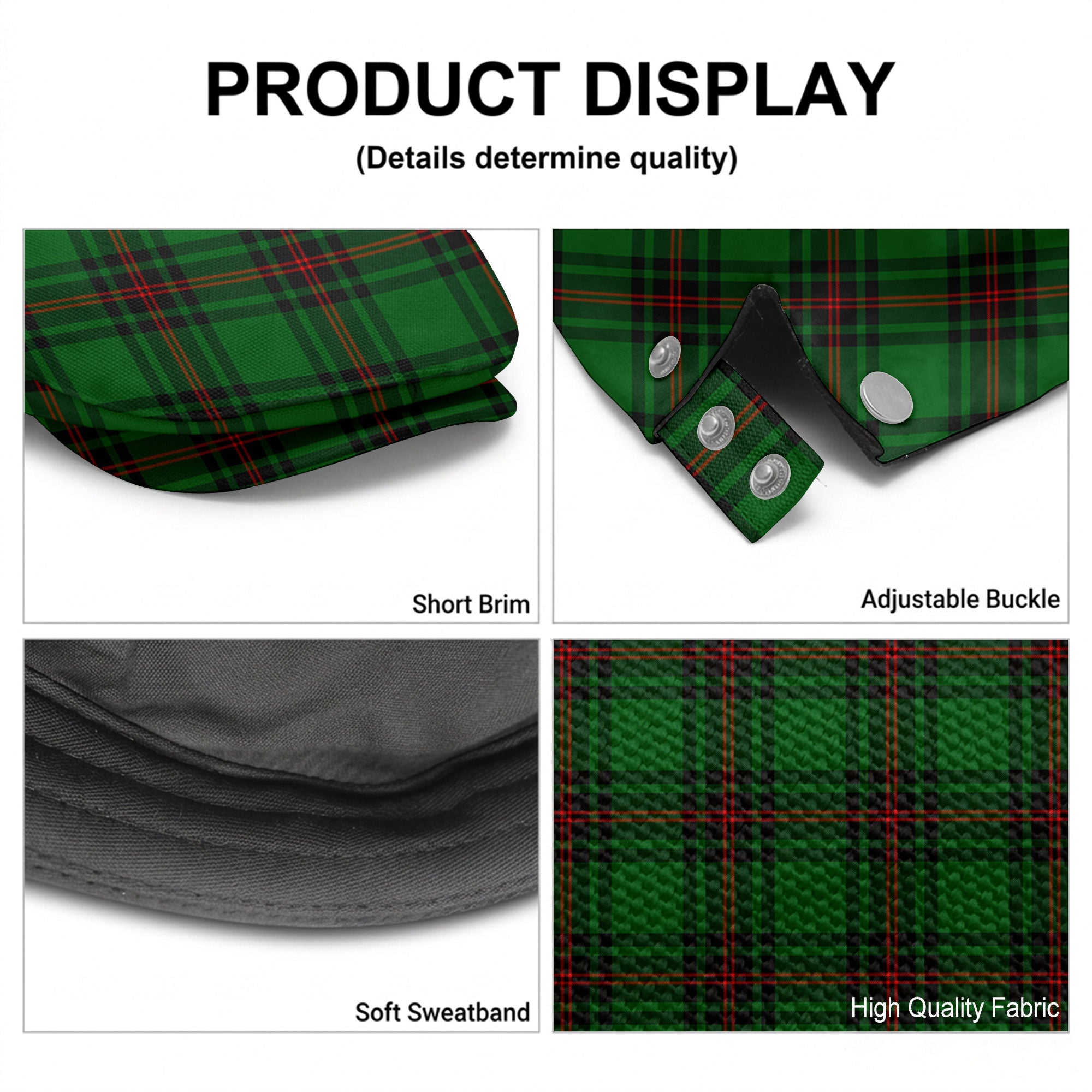 Anstruther Tartan Flat Caps