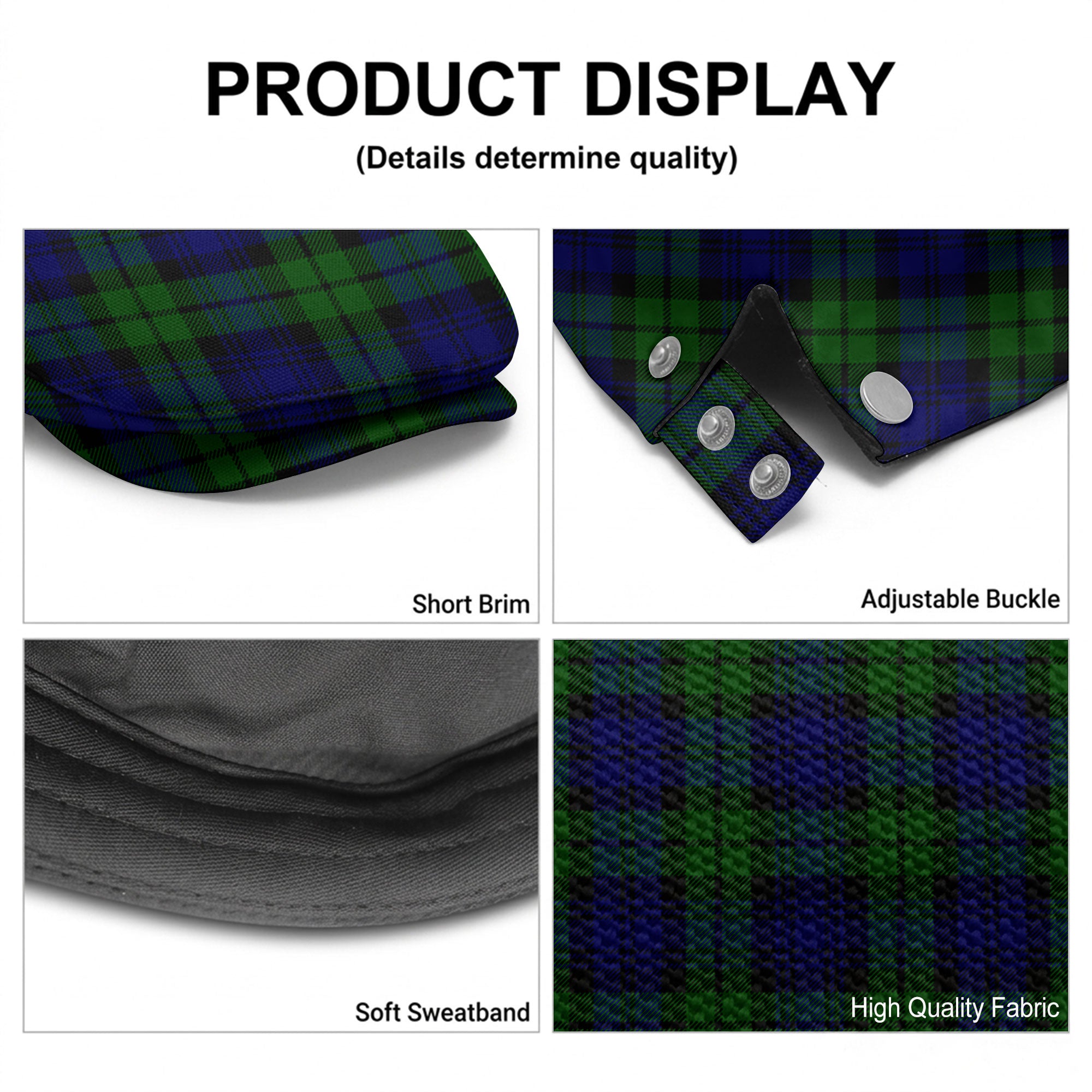 Bannatyne Tartan Flat Caps