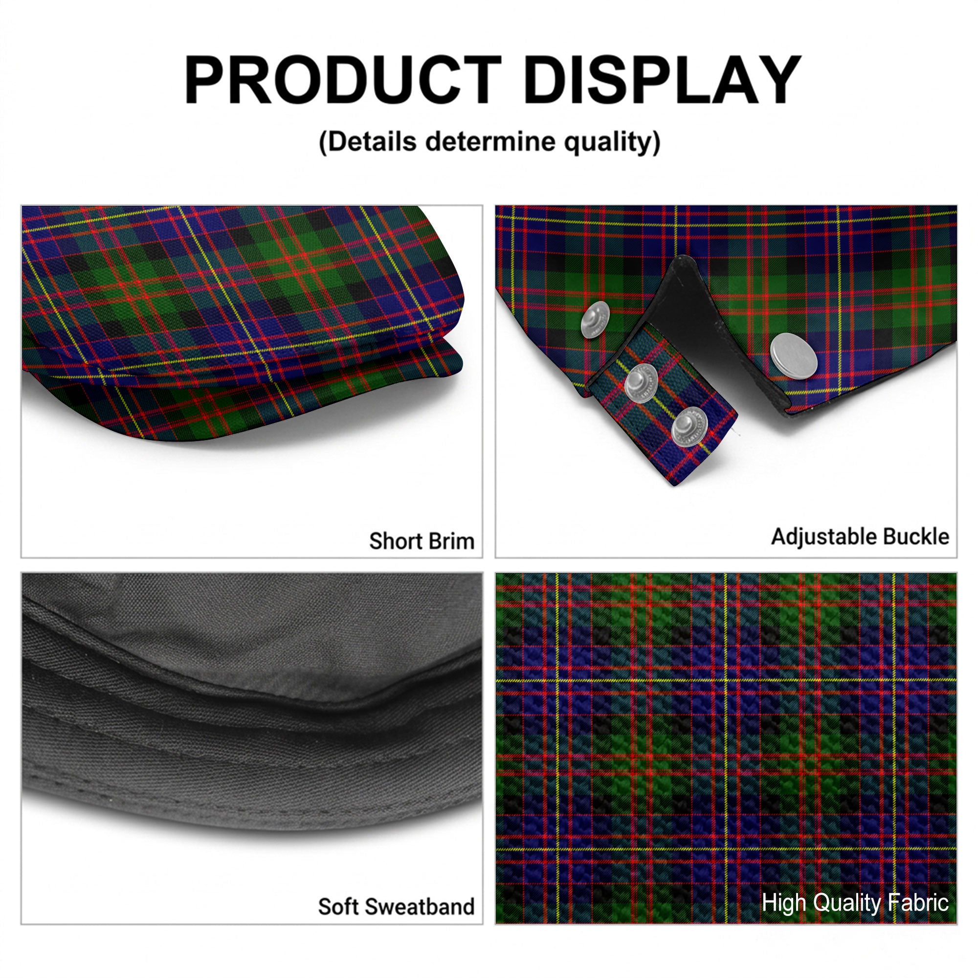 Cameron of Erracht Modern Tartan Flat Caps